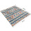 Boho geometric lamb wool throw blanket 50x60 inches 3