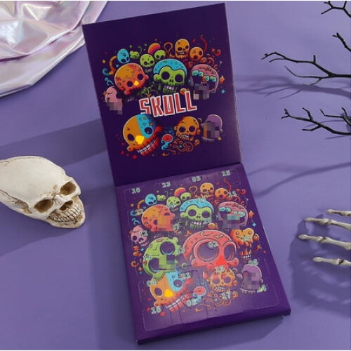 24 τεμάχια ημερολόγιο κοσμημάτων για το Halloween με βραχιόλια 2