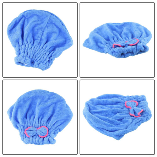 Γυναικεία πετσέτα κεφαλής Coral Velvet με γρήγορο στέγνωμα, χοντρό, μακρύ πέλος, στυλ 1