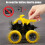 Παιχνίδια Monster Trucks για Αγόρια 3-6, Αγωνιστικά Αυτοκίνητα Push & Go, 5