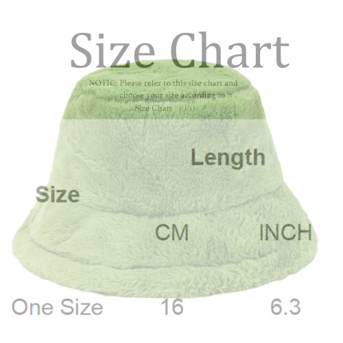 Cappello da pescatore da donna, caldo e soffice, a secchiello arancione 1