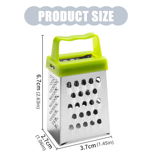 Ensemble de 3 petites râpes carrées en acier inoxydable 2