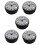 5pcs 7cm Waterproof Kitchen Bathroom Shower Clock Suction Cup Sucker Wall Black 1