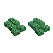 24Pcs Floral Foam Cage Flower Holder with Floral Foam and Suction Cup for Wedding Table Centerpiece Floral Arrangement