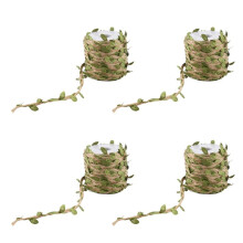 4X Artificial Leaves Garland - 20M - Rustic Foliage Liana Garden Artificial Foliage Decorations for Garden or Wedding
