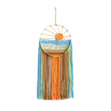 Sunrise and Sunset WallHanging Cotton Rope Handmade Woven Minimalist Home Homestay Wall Atmosphere Decoration B