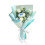 Handgehäkelter Blumenstrauß Blau 1