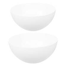Lot de 2 abat-jour en forme de champignon, diamètre de trou moyen de 42 mm, abat-jour ronds blancs pour le camping, les suspensions, les lampes de