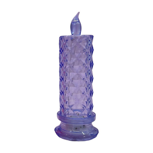 Velas LED transparentes sem chama, pacote com 6 unidades.