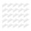 UNV43313 1/3 Cut Tab 3.5 In Plastic Hanging File Folder Index Tabs Clear (25/Pack) 3