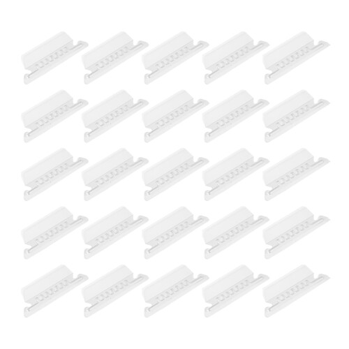 Stationery Unv43313 1/3 Cut Tab3In Plastic Hanging File Folder Index Tabs Clear (25/Pack) 1