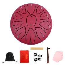 Ethereal Drum Percussions Instrument 11Note Steel Tongue Drum avec baguette