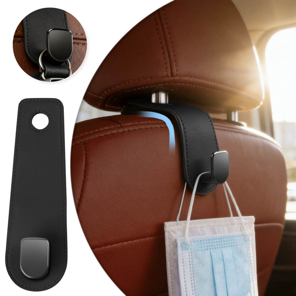 Seat Hooks For Headrest Heavy Duty Organizer Automotive Seat Back Hook Purse Holder For Handbag Coat Groceries Truck Automotive Rv Suv 9496895108364