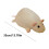 Weißes Jumbo-Ratten-Plüschkissen, 40 cm 4