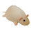 Weißes Jumbo-Ratten-Plüschkissen, 40 cm 2