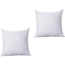 2er-Set Kissenfüllungen (45 x 45 cm), weich und bequem, ideal für Bett, Sofa und Kissen.