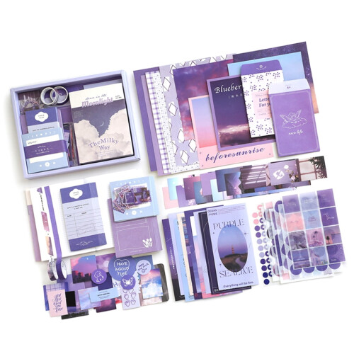 Κιτ Scrapbooking Χάρτινο Πλαίσιο Scrapbooking Κολάζ Διακόσμηση Ημερολογίου Κουτί Δώρου