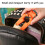 2 Pcs Bottle Opener Multi Function Can Openers for Seniors and Weak Hands Effort-Saving Plastic Bottle Gripper Orange 3