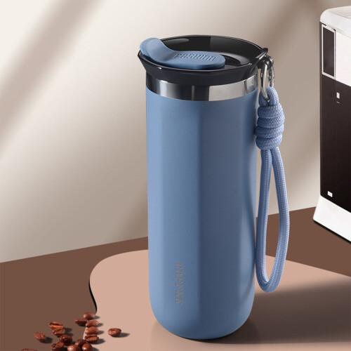 Μονωμένο κύπελλο καφέ 17oz με ηλεκτρική σκούπα, διπλό τοίχωμα από ανοξείδωτο