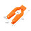 2 Pcs Bottle Opener Multi Function Can Openers for Seniors and Weak Hands Effort-Saving Plastic Bottle Gripper Orange 5