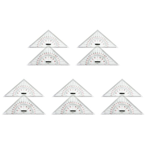 10X Chart Drawing Triangle Ruler for Ship Drawing 300mm Large-Scale Triangle Ruler