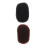 Base de cheveux gothique en nylon marron (2 pièces) 1