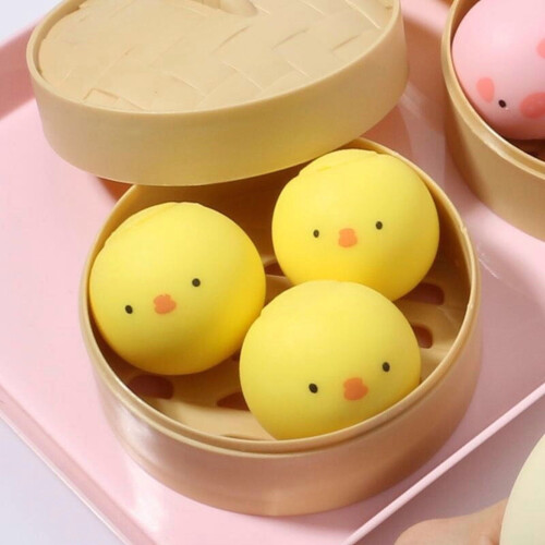 Mini Dumpling Squeeze Toy Sensory Fidget Stress Ball 2