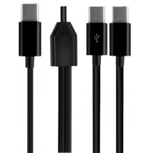 Rozbočovací kábel USB-C USB 2.0 pre 2/4/6 zariadení