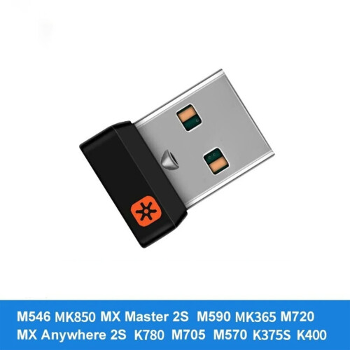 Πρωτότυπο ασύρματο προσαρμογέα USB 2.4G Unifying Dongle για πληκτρολόγιο ποντικιού M905M325 2