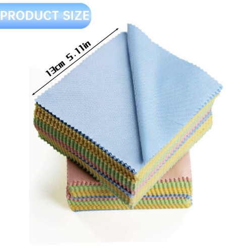Panni per la pulizia in microfibra multicolore, extra large 13x13 cm 2