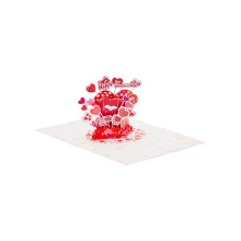 Valentine's Day 3D Pop-Up Greeting Card with Envelope