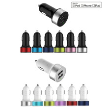 Dual Port USB Car Adapter for your Smart Phone & Tablet(2.1 amps) compatible with APPLE CERTIFIED