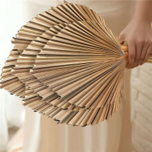 20Pcs Natural Dried Leaves Tropical Dried Fans Boho Dry Leaves Decor for Home Kitchen Wedding