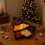 Christmas Tree-Shaped 3-Compartment Plastic Serving Tray, Compatible with Holiday Parties 6