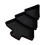 Christmas Tree-Shaped 3-Compartment Plastic Serving Tray, Compatible with Holiday Parties 8