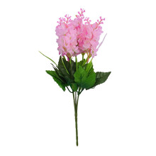 Bouquets artificiels de glycine et de jacinthe – Fleurs artificielles roses/mauves, longues tiges pour grands vases, décoration de mariage,