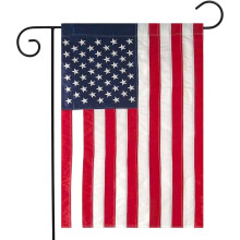 2 steaguri de grădină brodate cu steaguri americane, 30,5 cm x 45,7 cm, nailon 210D, decor patriotic pentru curte – Compatibile cu catargele