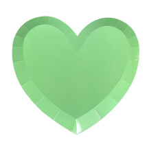 Plateau de service en forme de cœur pour la Saint-Valentin, assiettes à dessert et plateaux à goûter pour la décoration de table