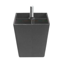 Picioare de mobilă reglabile pătrate, de 7,6 cm, compatibile cu canapele/scaune, design modern, durabile și stabilizatoare