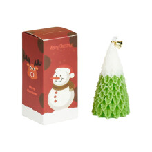 Velas navideñas verde fluorescente aromaterapia (1 unidad)