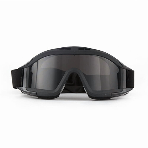 Tactical Safety Goggles with 3 Interchangeable Lenses