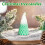 Bougies de Noël vert armée, aromathérapie, lot de 3 4