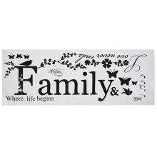 2X Removable Wall Decal Art Sticker Mural Home Living Room Decor Family Words