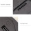 2X Temperature Display Digital Wall Electronic Clock LCD Moderne Calendar LED Bracket Watch Mute Red 3