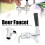 Nonslip Beer Faucet Handle Brasses Finish Secure Control Reduces 2