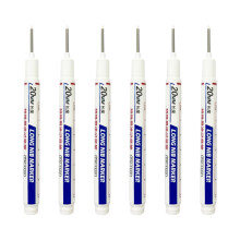 Fine-tipped long-tipped marker, fine-tipped-White 6