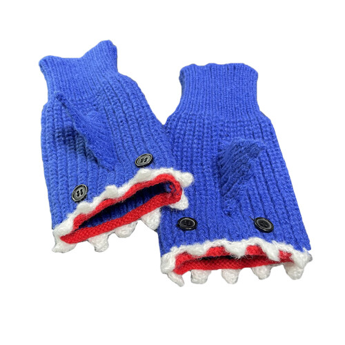 (1 Packung) Weiche Kinder-Winterhandschuhe, warme-Königsblau 1