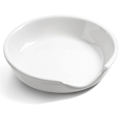 Löffelablage aus Keramik, 12,2 cm, Weiß
