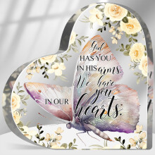 Cadeau de condoléances pour la perte d'un être cher, Souvenir commémoratif, Plaque commémorative papillon, Décoration de deuil et de souvenir