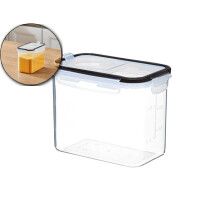 Boîtes de conservation transparentes et hermétiques avec couvercles – Boîtes de rangement empilables en plastique – Étanches et lavables au